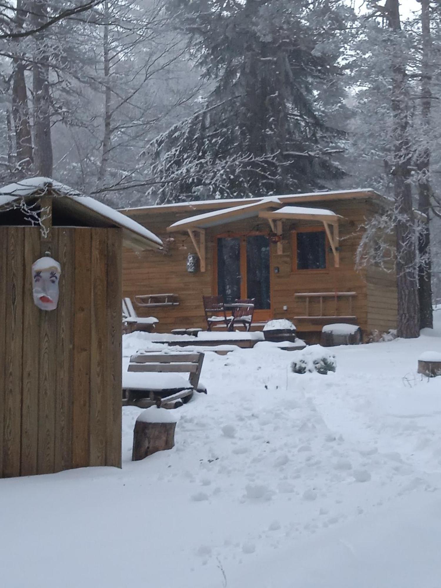 Chalet Hibou 1 Couchage En 140 Domaine De La Mamounette Champclause Exterior foto