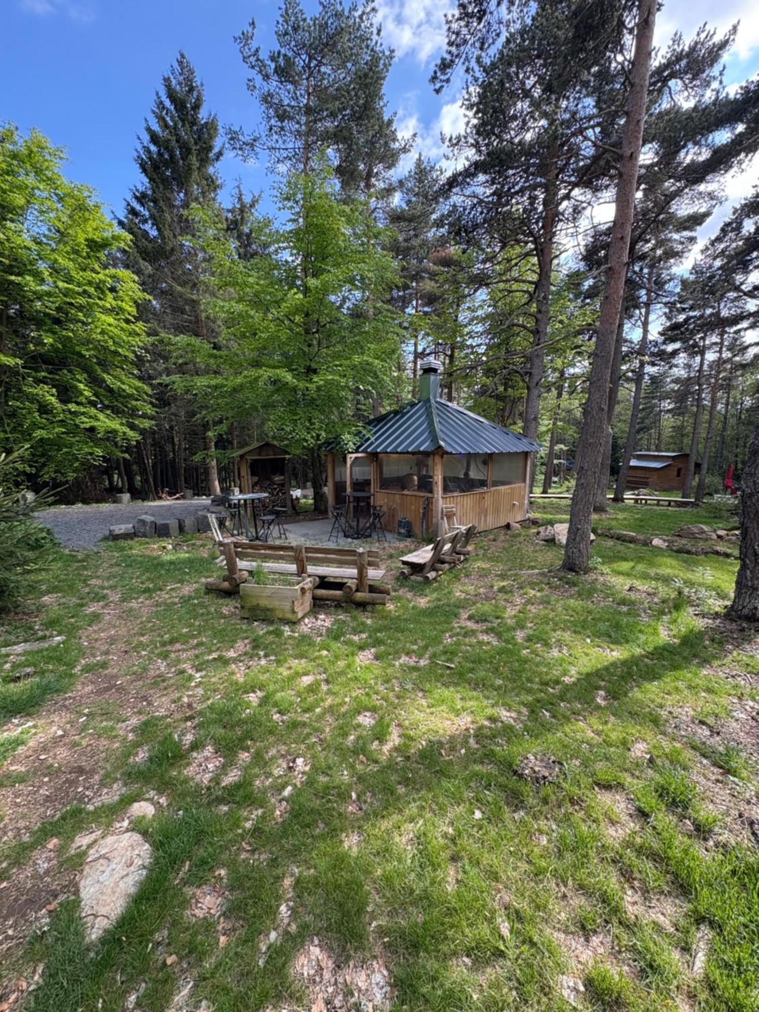 Chalet Hibou 1 Couchage En 140 Domaine De La Mamounette Champclause Exterior foto