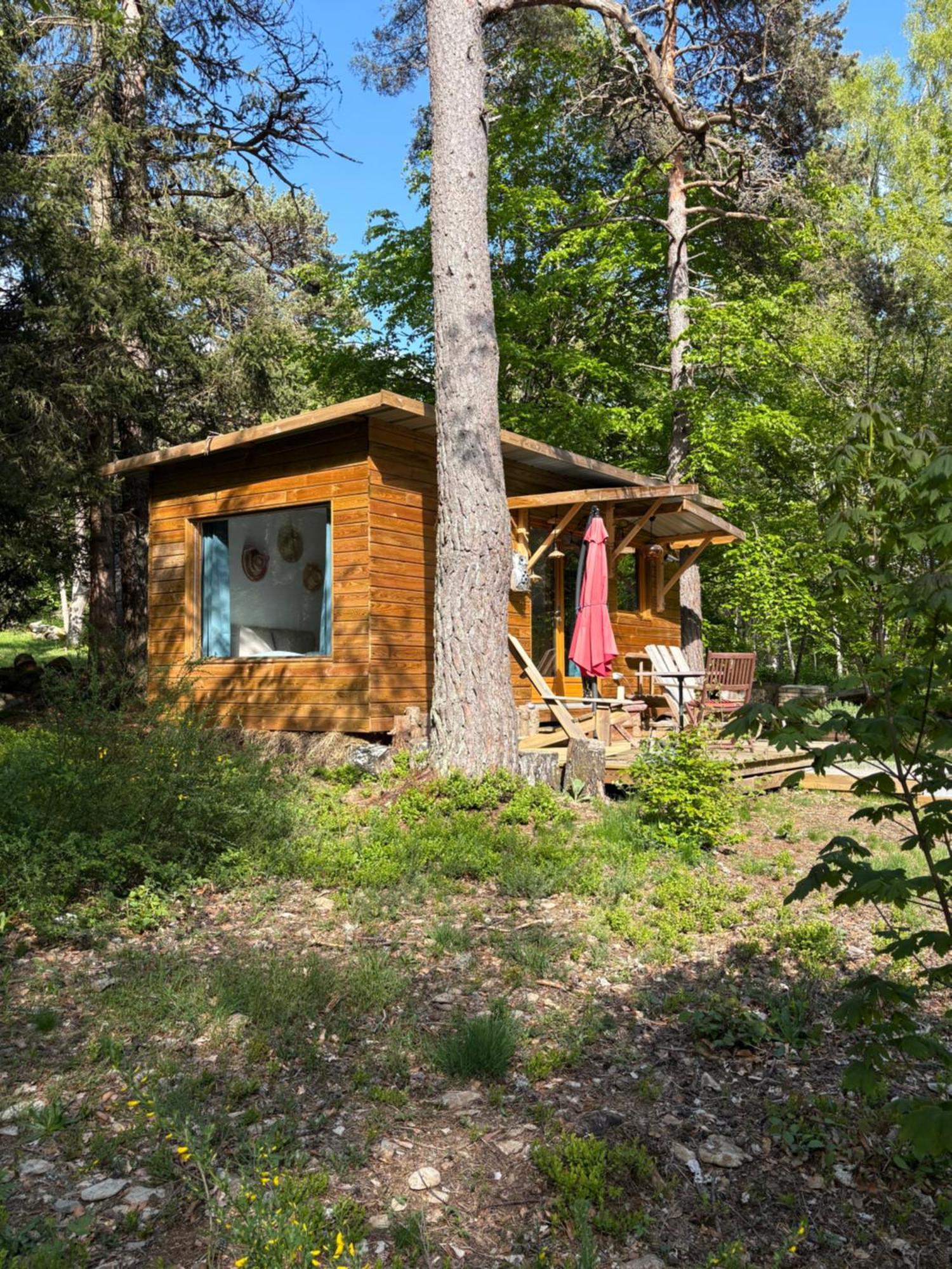 Chalet Hibou 1 Couchage En 140 Domaine De La Mamounette Champclause Exterior foto